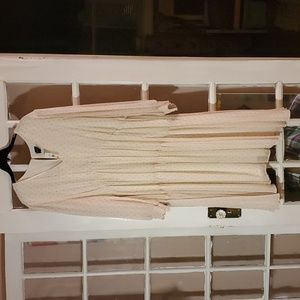 Plus-sized praire styled dress